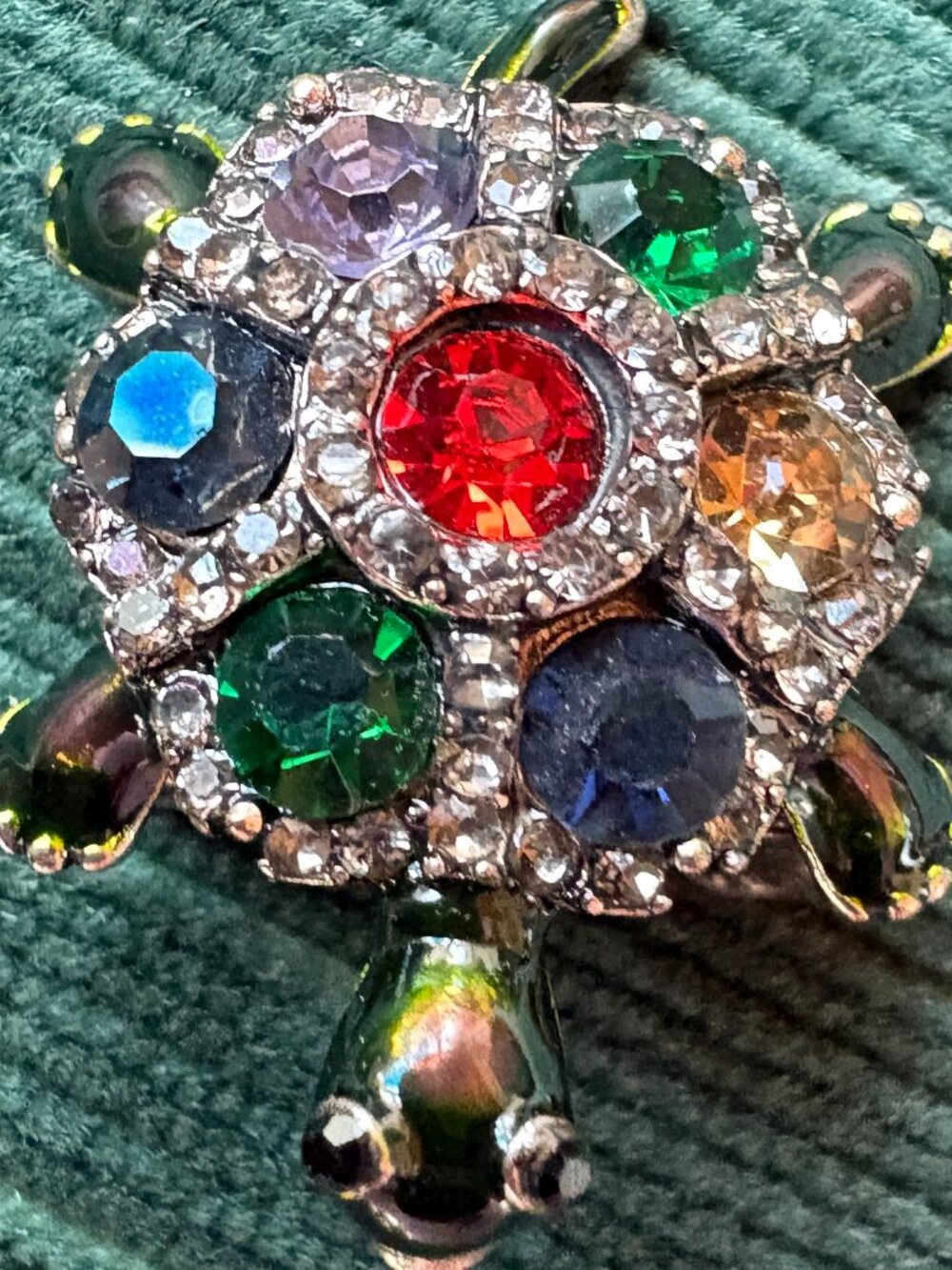 Colorful Tortoise Brooch